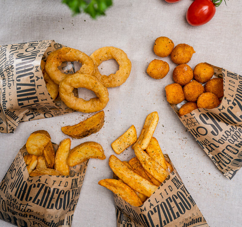 Verpackung Pommes