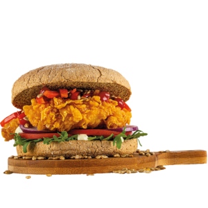 Burger mit Hähnchen