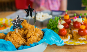 Hähnchen für Kinder Hähnchen mit Gemüse für Kinder